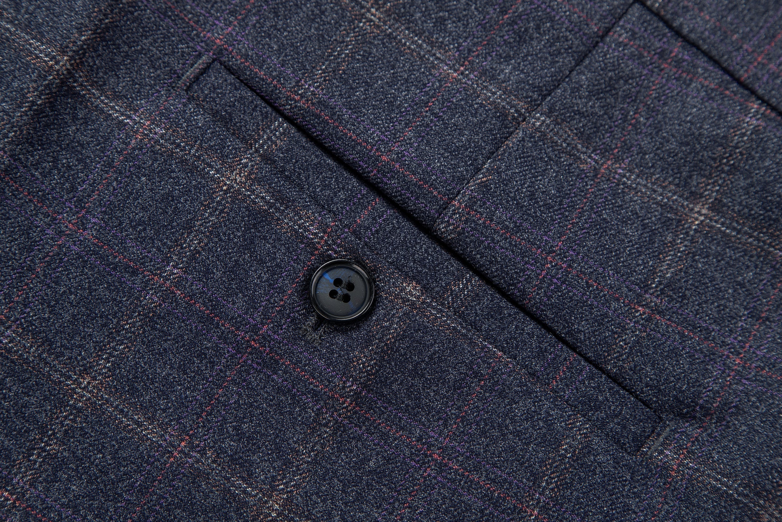 Marty men's windowpane check suit pants, view 6