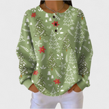 Katherine - Christmas Tree Pattern Sweater