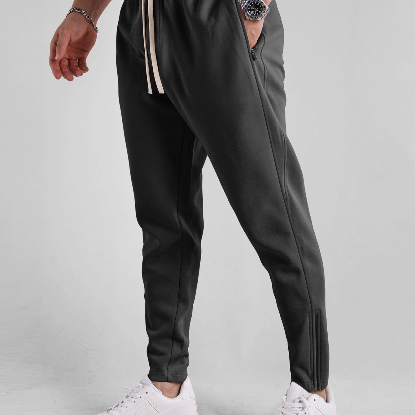 Michel | Joggers with Zip Hem