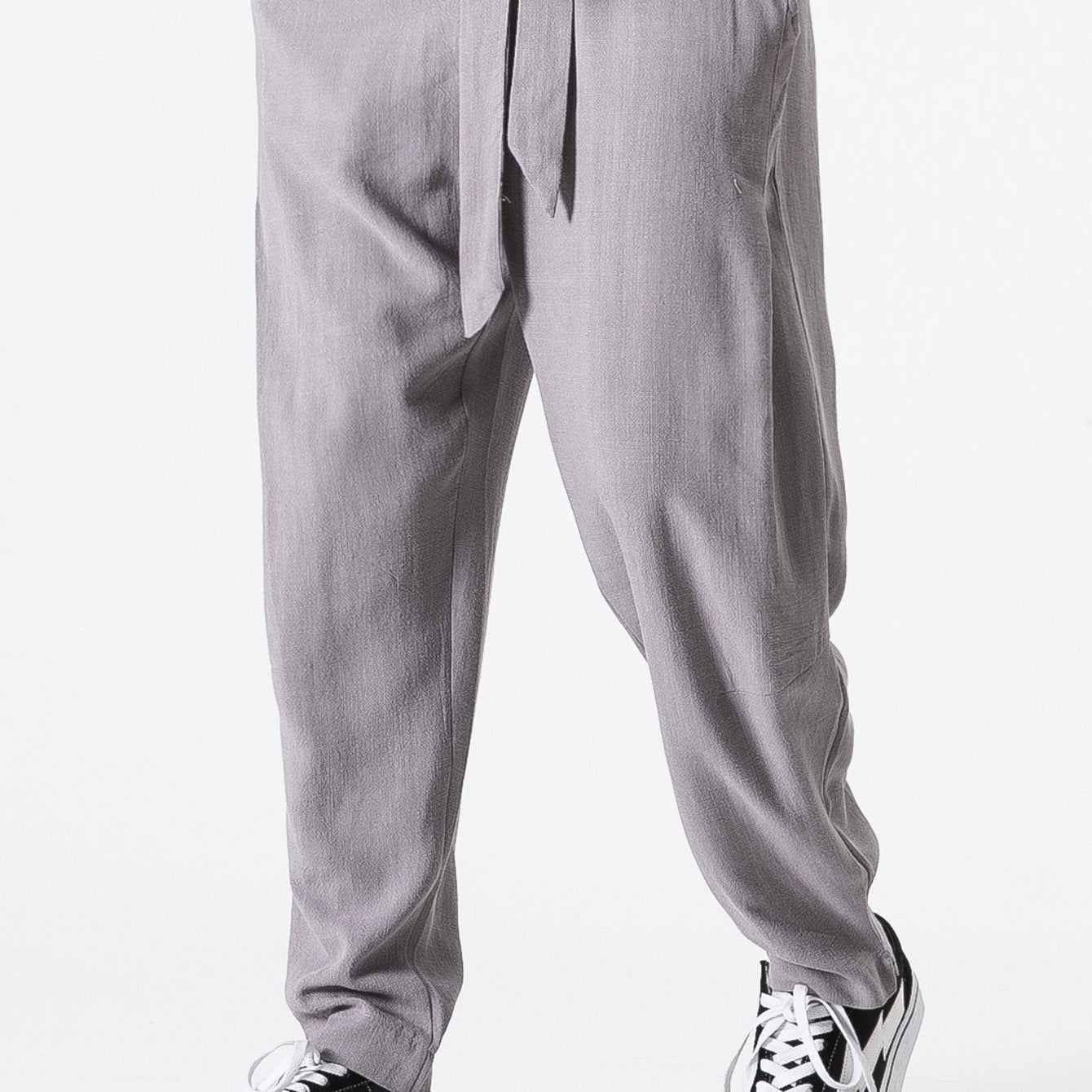 Emile | Linen Harem Pants with Belt