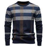 Wesley | Checked Knit Sweater
