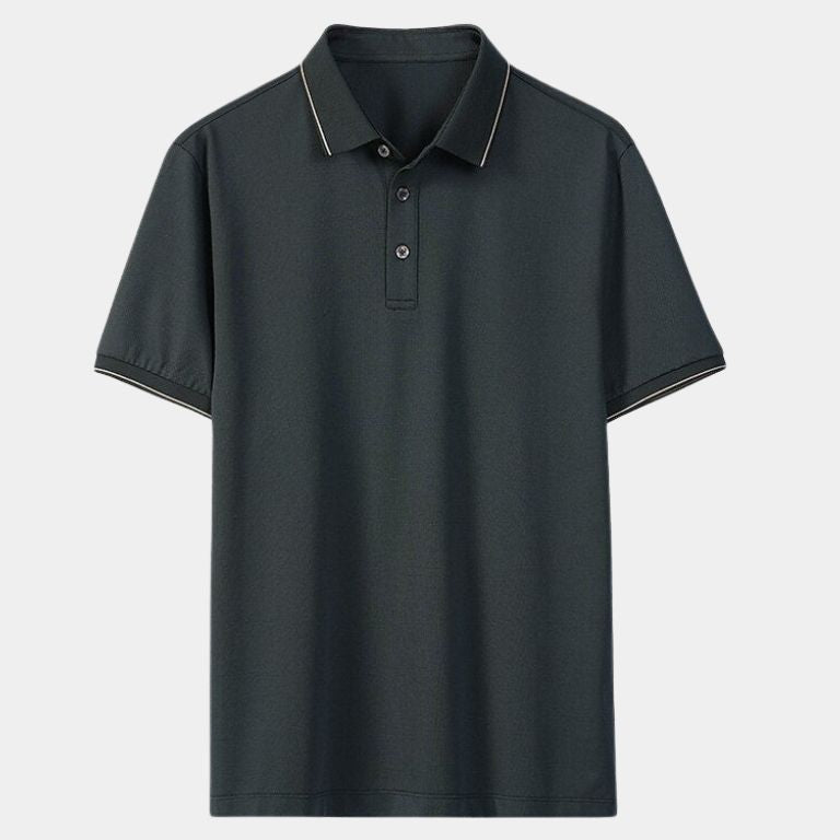 Eric | Navy Polo with Classic Collar