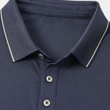 Eric | Navy Polo with Classic Collar