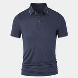 Eric | Navy Polo with Classic Collar