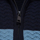 Devin | Color Block Zip Polo