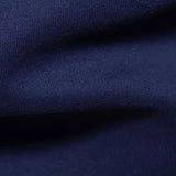 Derek | Navy Long Sleeve Polo with Ribbed Trims