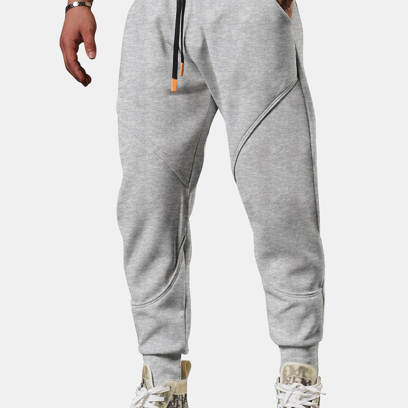 Theo | Cropped Joggers with Side Split