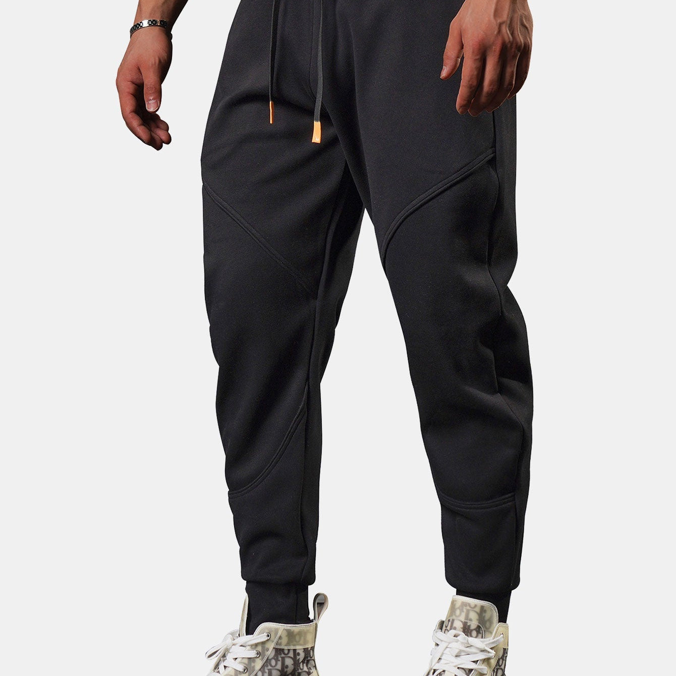 Theo | Cropped Joggers with Side Split