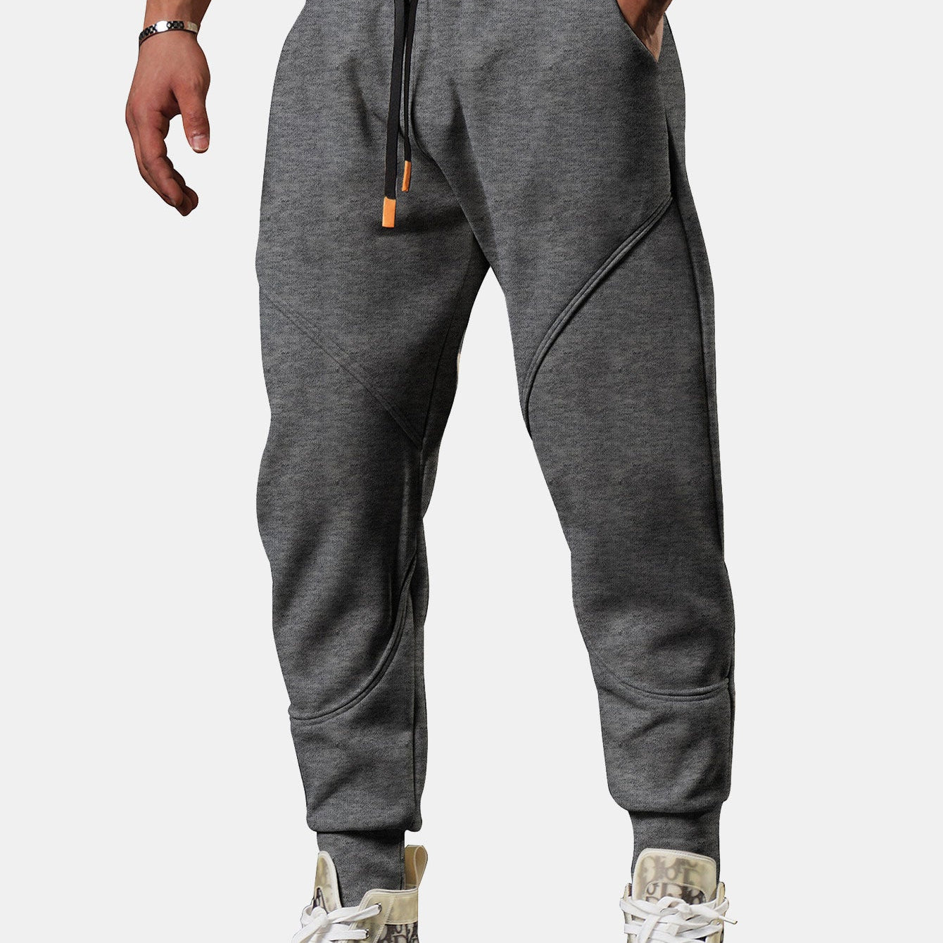 Theo | Cropped Joggers with Side Split