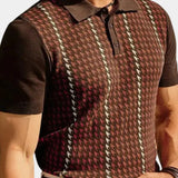 Darren | Patterned Knit Polo