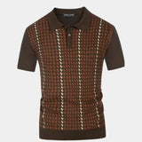 Darren | Patterned Knit Polo