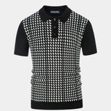Darren | Patterned Knit Polo