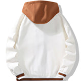 William | Hooded Baseball Jacket with Button Closure