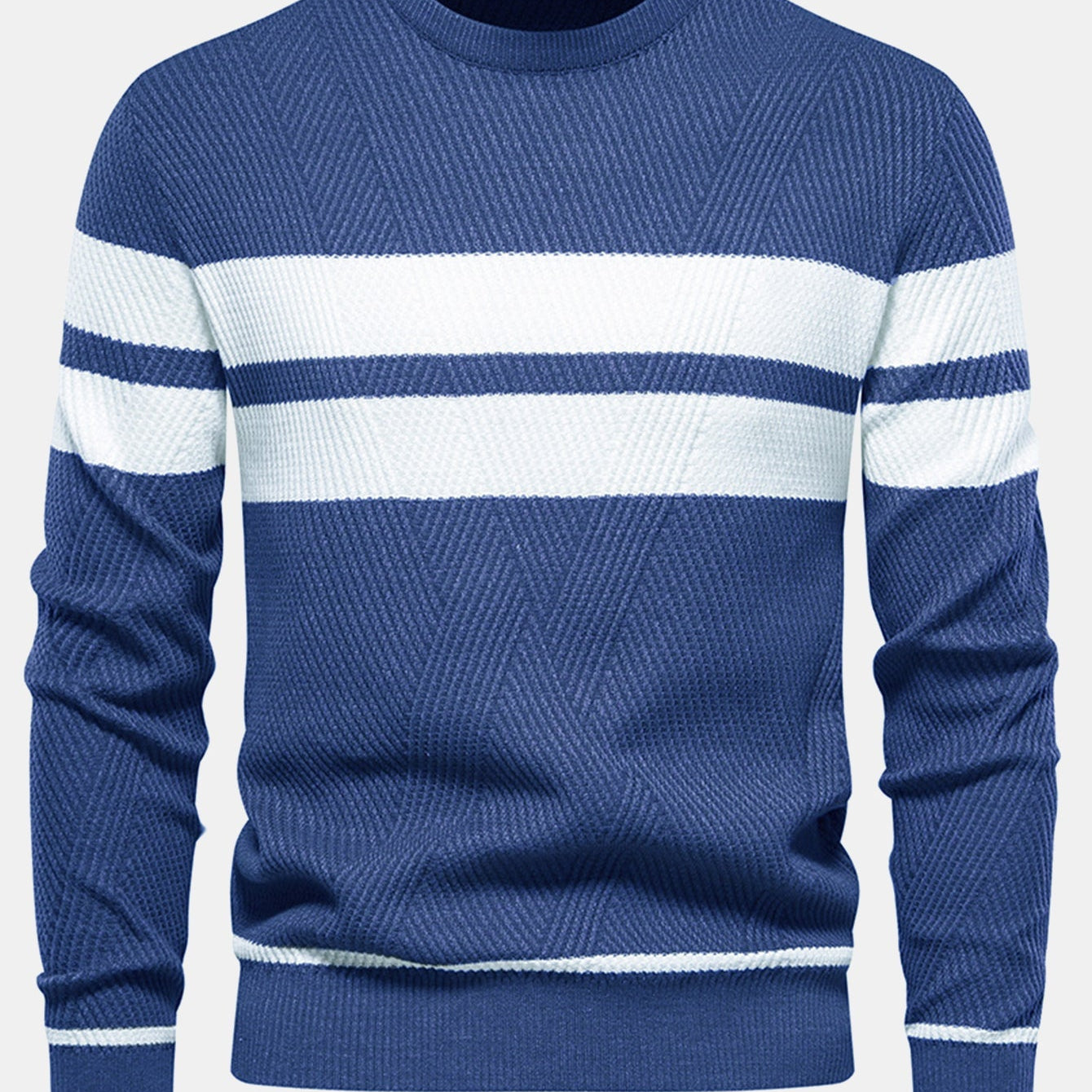 Declan | Striped Crew Neck Sweater