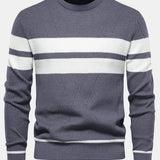 Declan | Striped Crew Neck Sweater