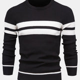 Declan | Striped Crew Neck Sweater