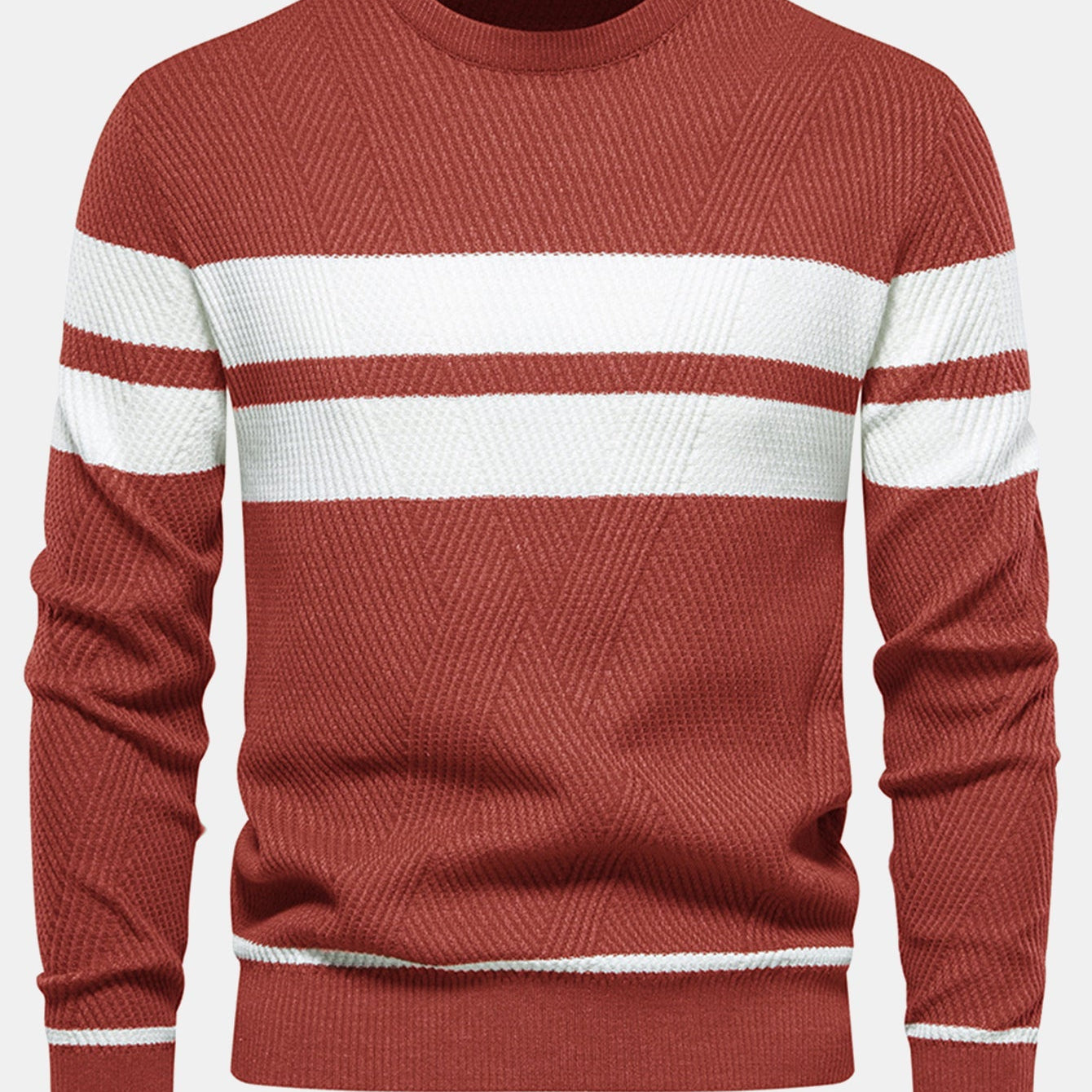 Declan | Striped Crew Neck Sweater
