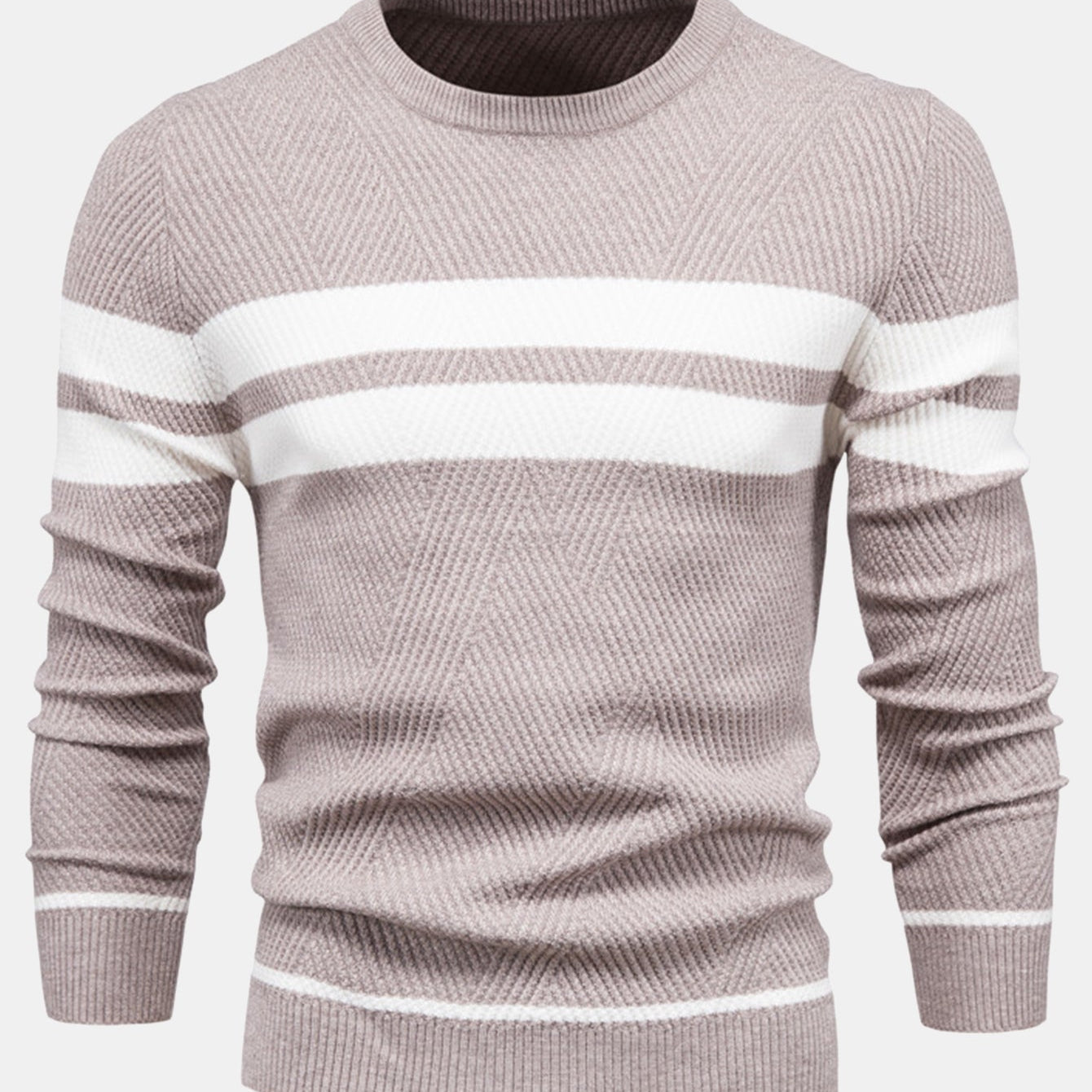 Declan | Striped Crew Neck Sweater