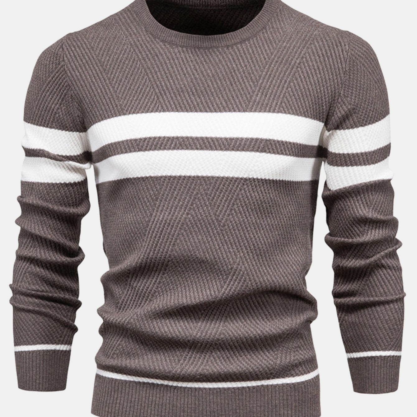 Declan | Striped Crew Neck Sweater