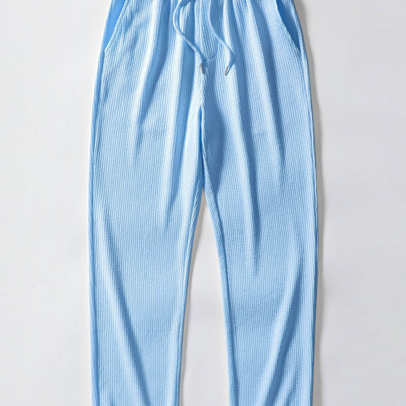 Jules | Ribbed Straight Leg Pants