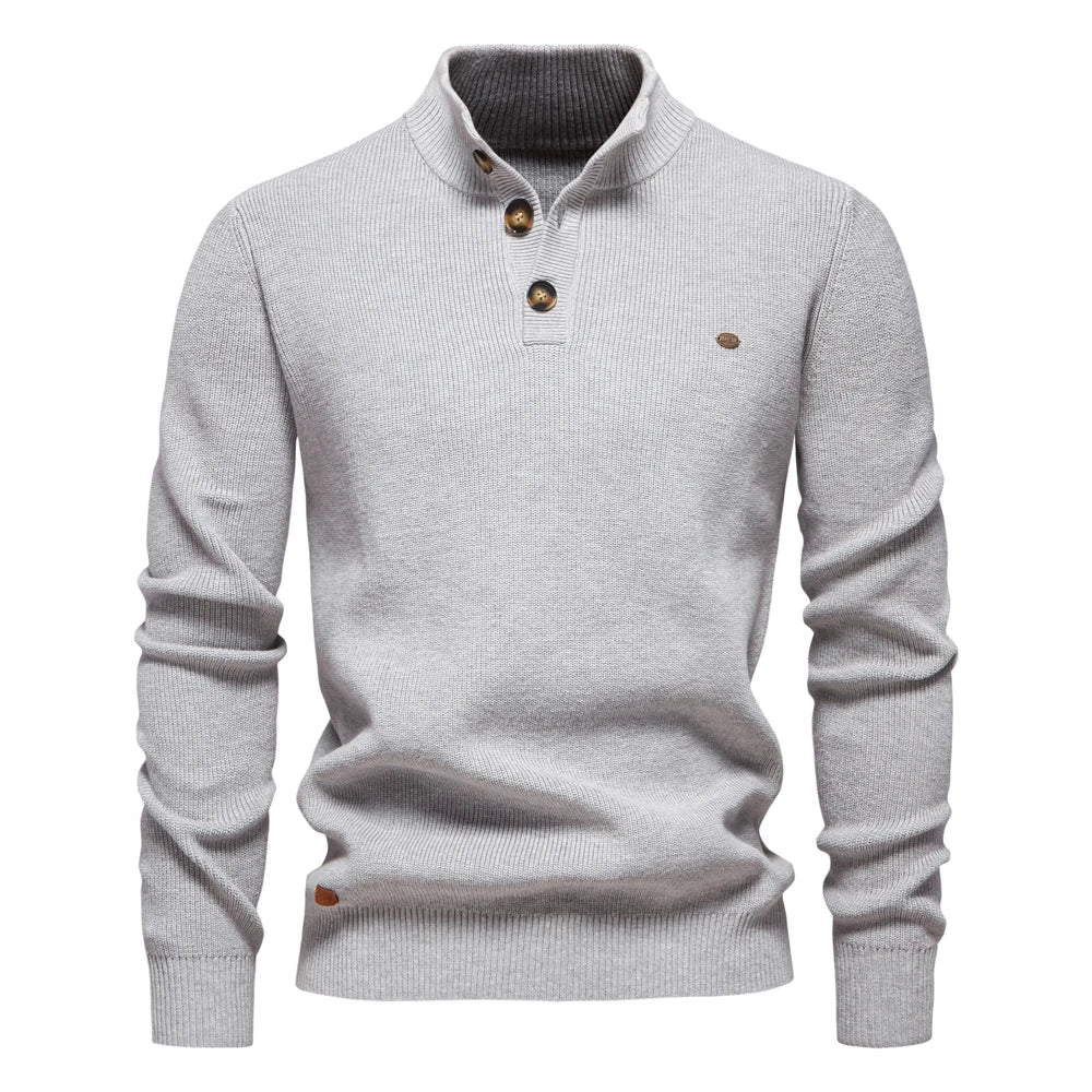 Carson | Sweater with Button Detail