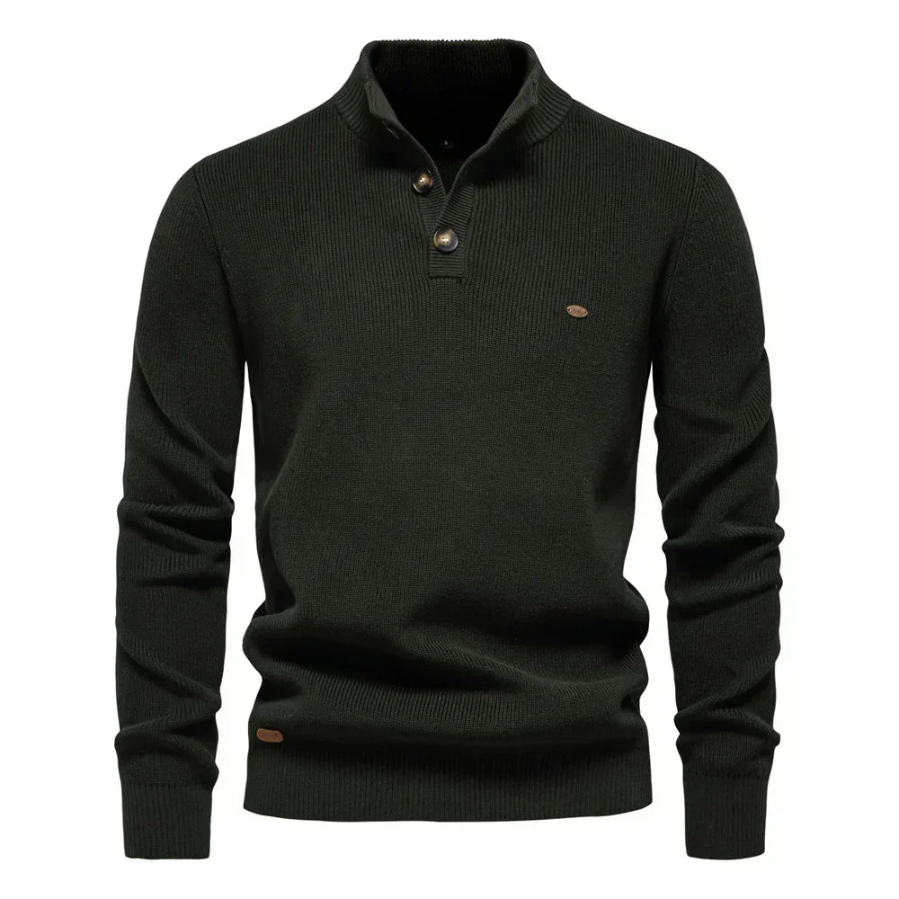 Carson | Sweater with Button Detail