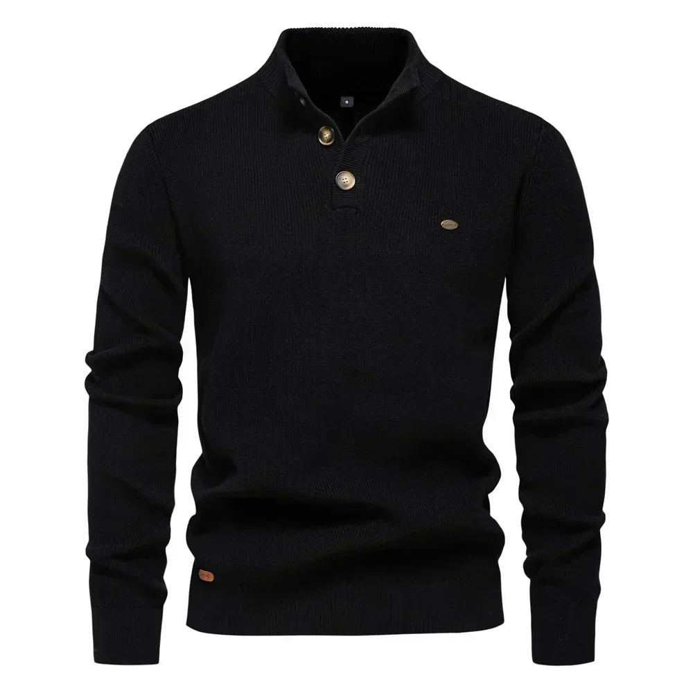 Carson | Sweater with Button Detail