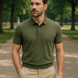 Curtis | Olive Green Classic Polo