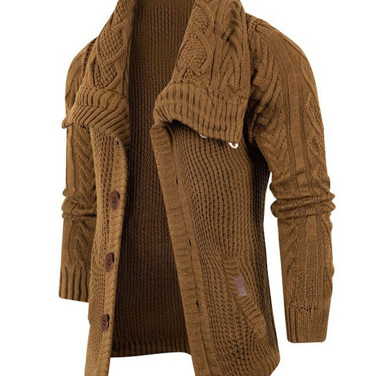 Easton | Button Neck Turtleneck Sweater