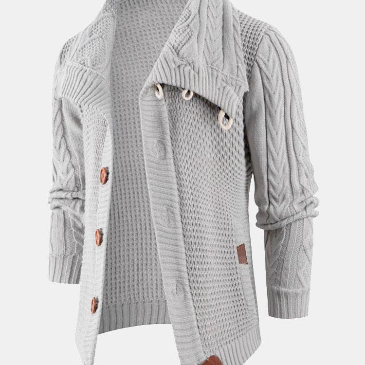 Easton | Button Neck Turtleneck Sweater