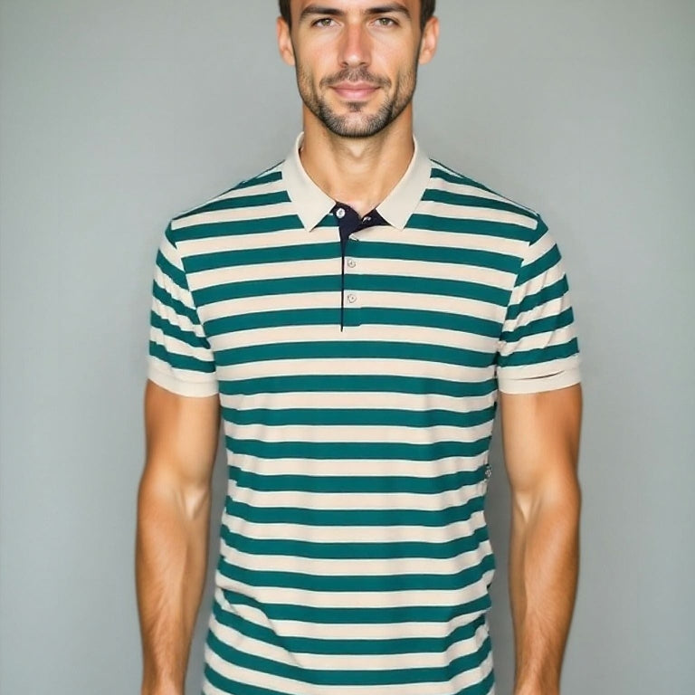 Michel | Striped Summer Polo
