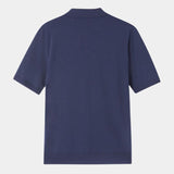 Keegan | Knit Polo with Open Collar