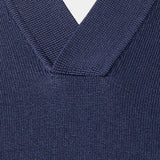 Keegan | Knit Polo with Open Collar