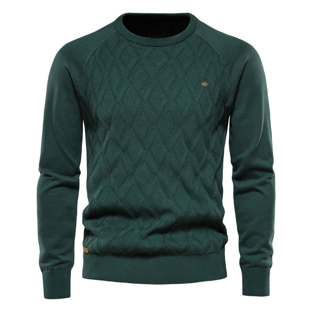 Dawson | Check Pattern Knit Sweater