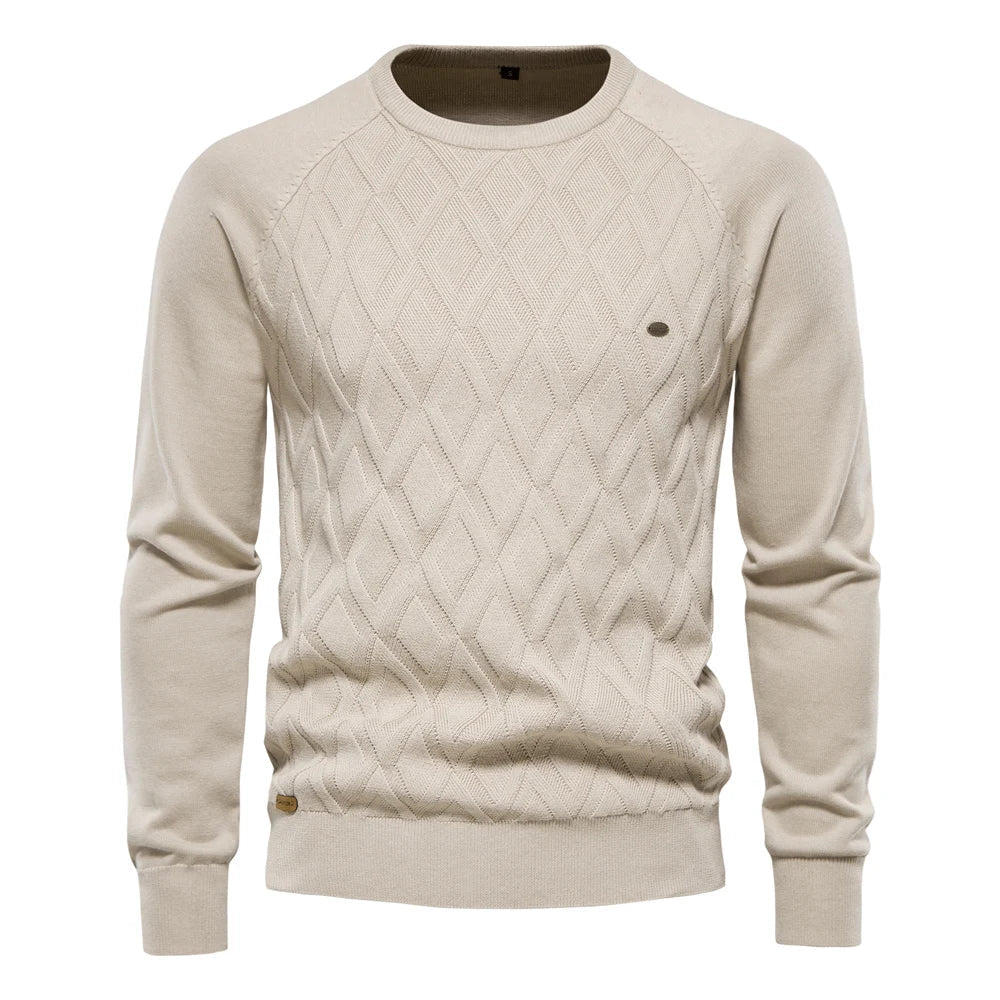 Dawson | Check Pattern Knit Sweater