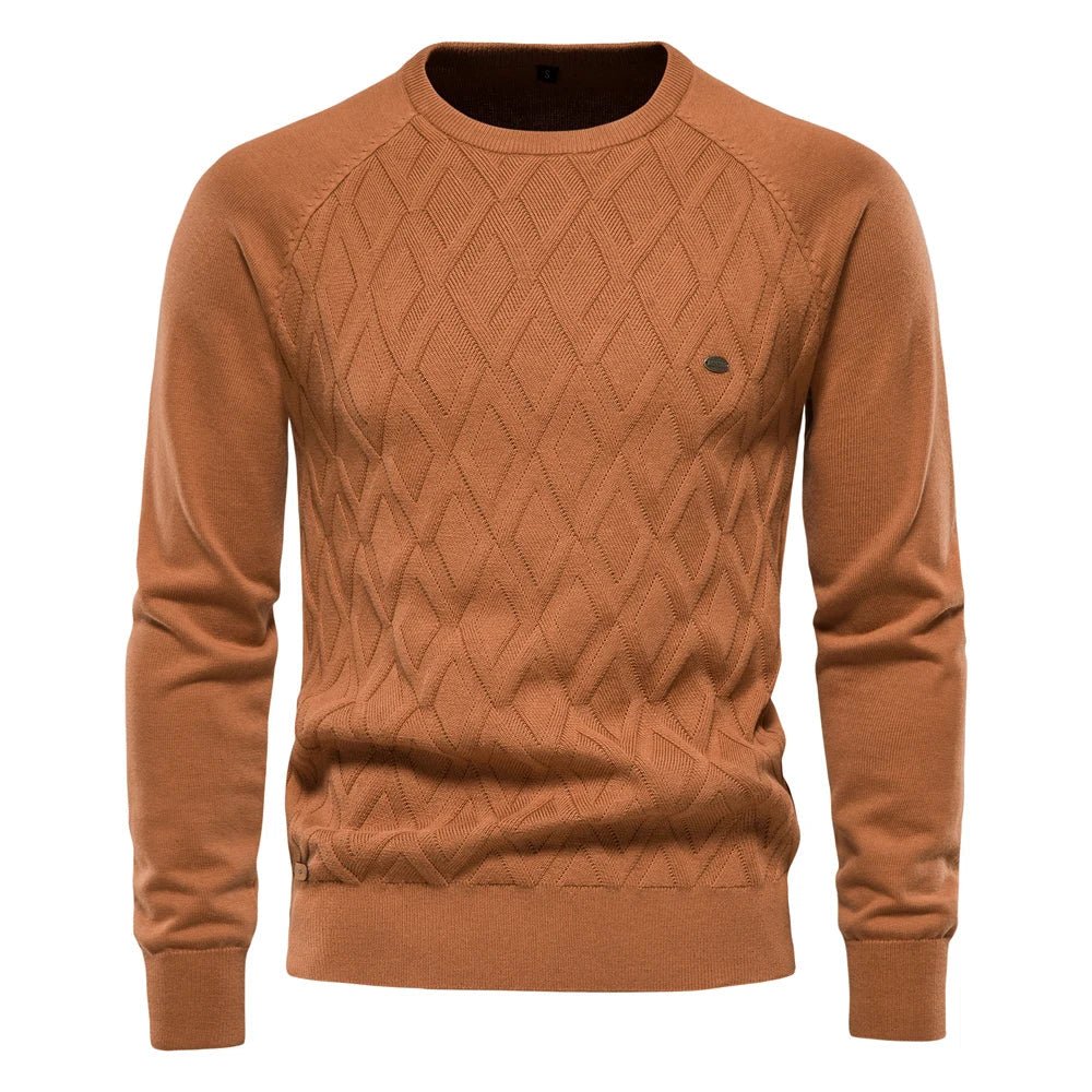 Dawson | Check Pattern Knit Sweater