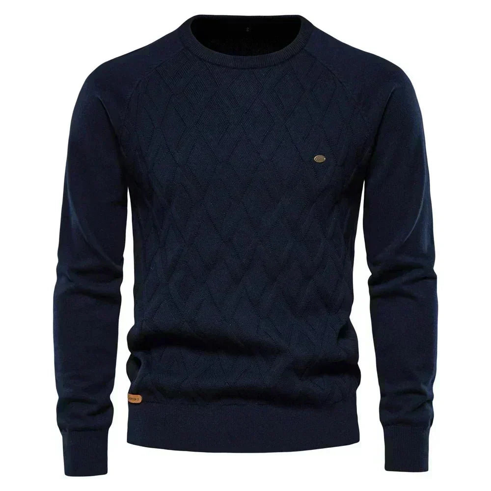 Dawson | Check Pattern Knit Sweater