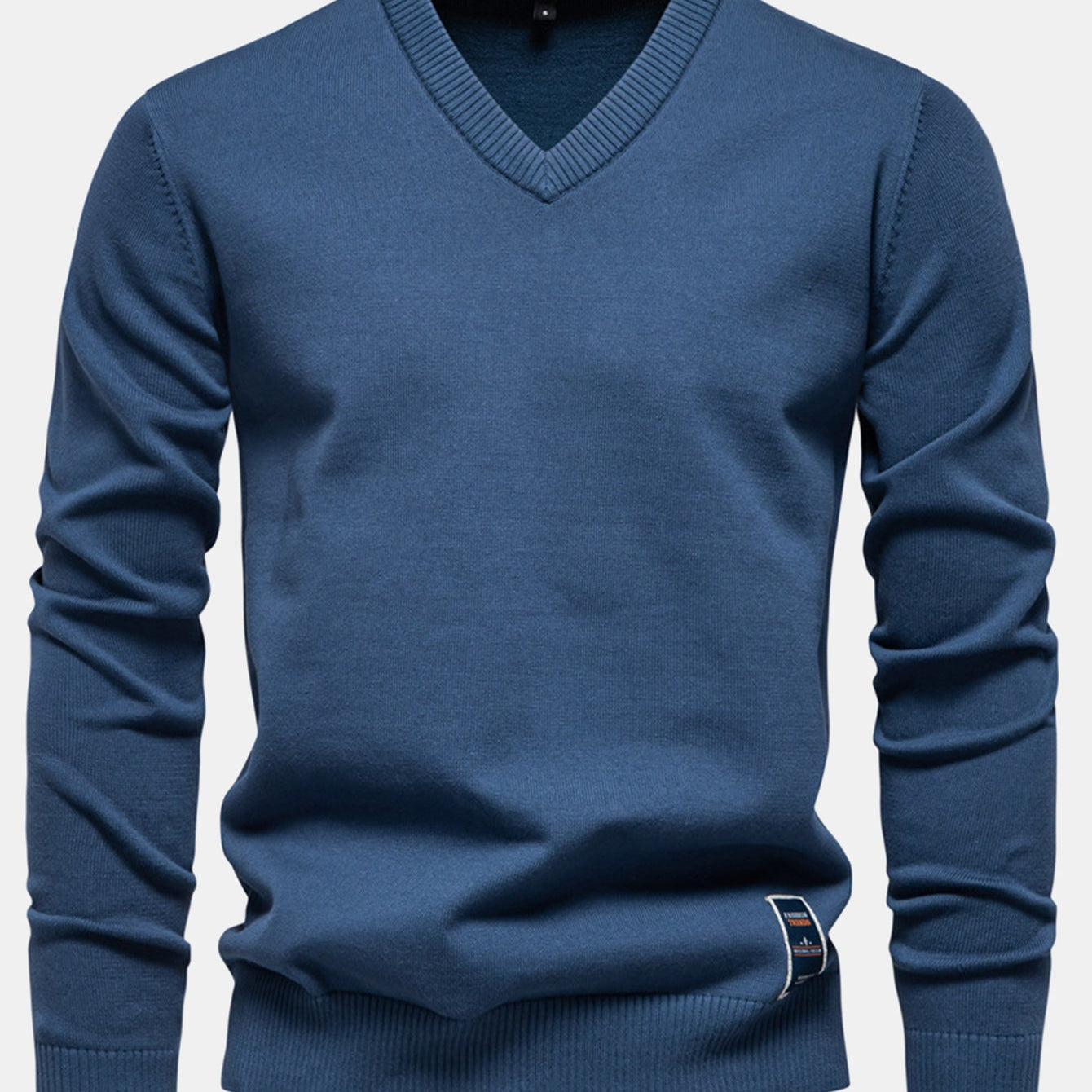 Sawyer | Long Sleeve V-Neck Knit Sweater
