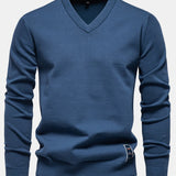 Sawyer | Long Sleeve V-Neck Knit Sweater