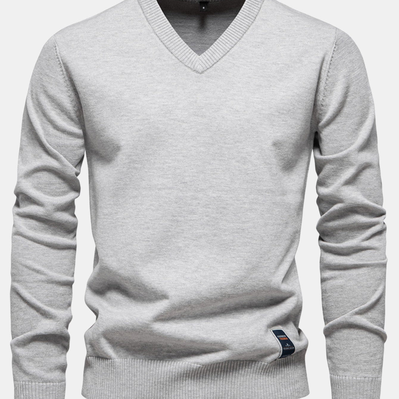 Sawyer | Long Sleeve V-Neck Knit Sweater