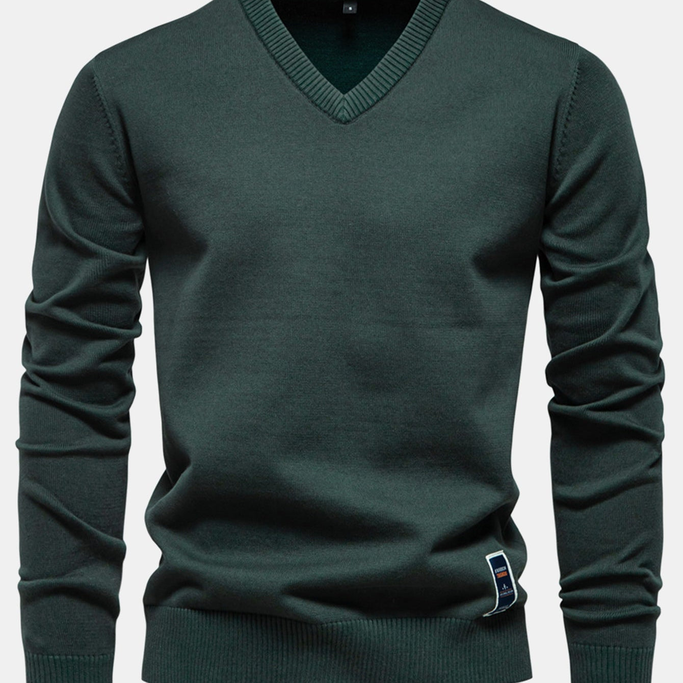 Sawyer | Long Sleeve V-Neck Knit Sweater