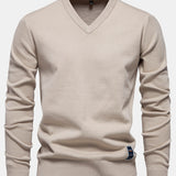 Sawyer | Long Sleeve V-Neck Knit Sweater