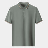 Joel | Navy Contrast Piping Polo