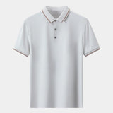 Joel | Navy Contrast Piping Polo