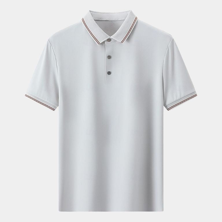 Joel | Navy Contrast Piping Polo