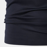 Joel | Navy Contrast Piping Polo