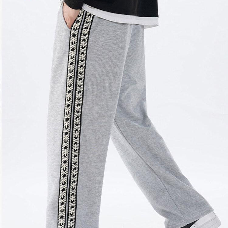 Adam | Relaxed Fit Pants with Side Panels