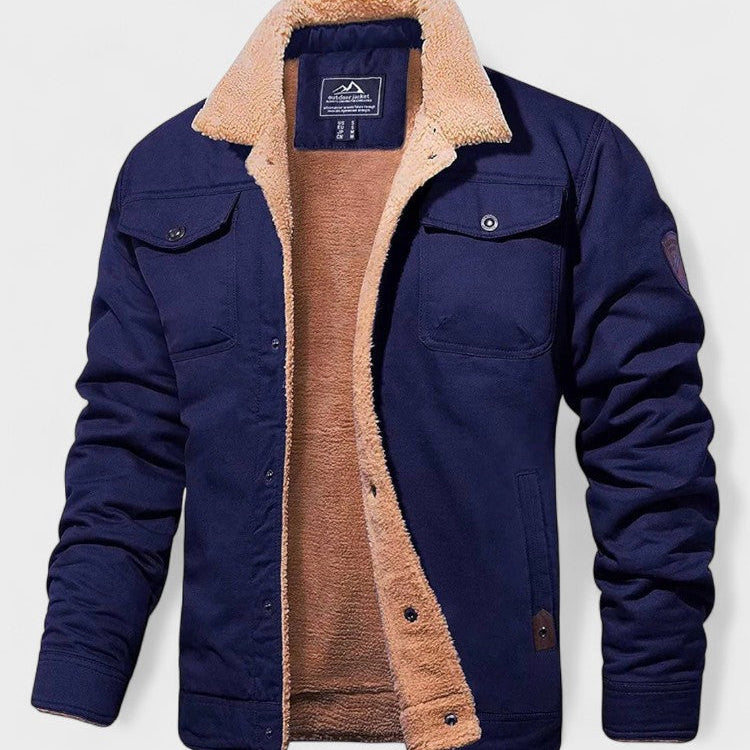 Marcel | Black Teddy-Lined Jacket