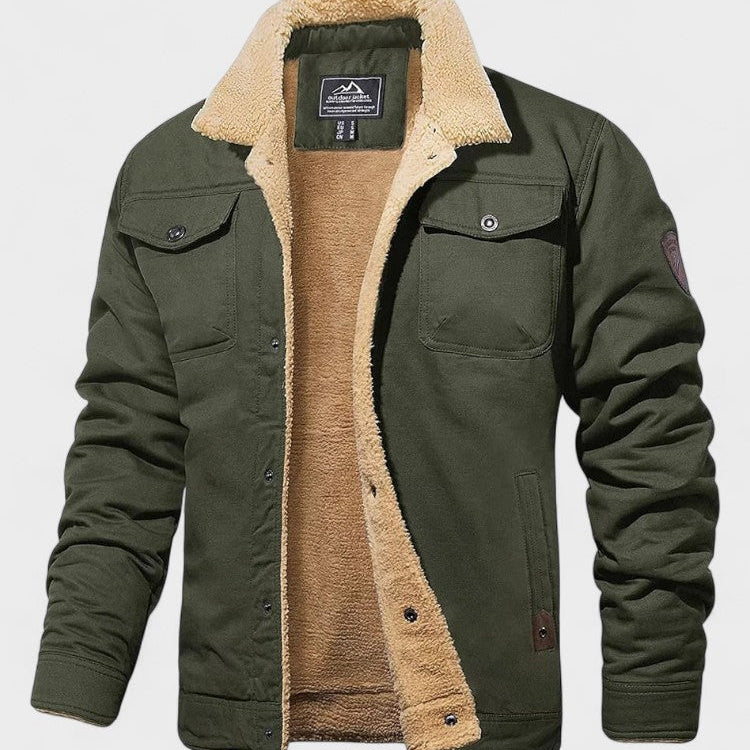 Marcel | Black Teddy-Lined Jacket