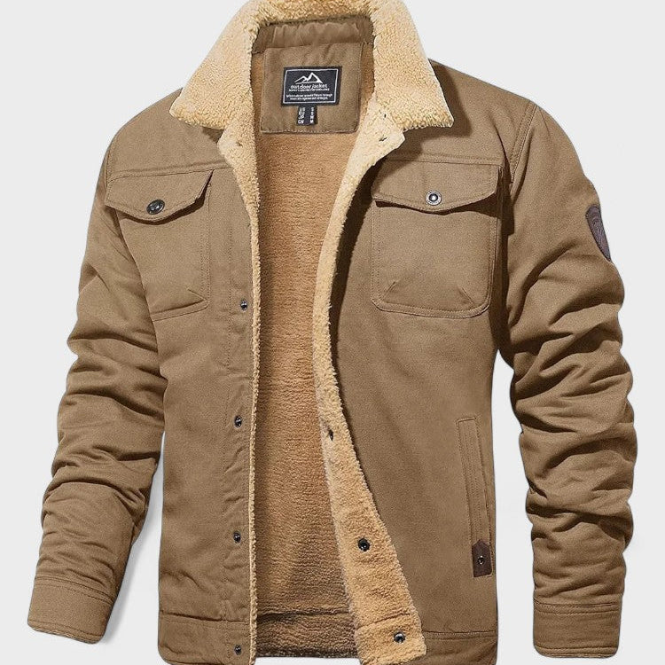 Marcel | Black Teddy-Lined Jacket